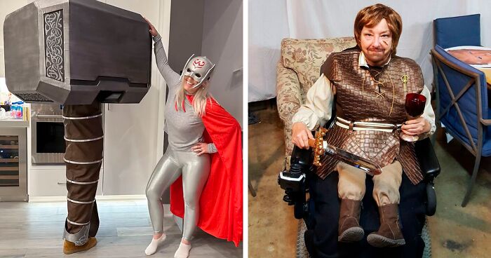 73 People Whose Disabilities Didn’t Stop Them From Enjoying Halloween To The Fullest (New Pics)